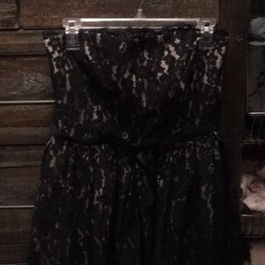 Neimann Marcus Strapless lace dress size 10